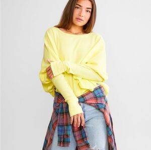 NWT We The Free Mic Drop Thermal Top